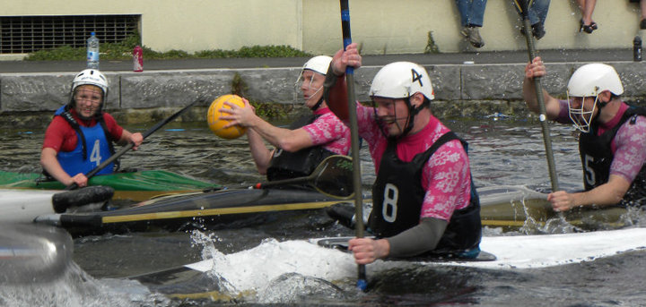 Me, playing canoe polo