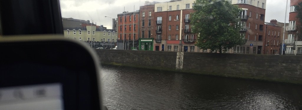 my commute along the Liffey